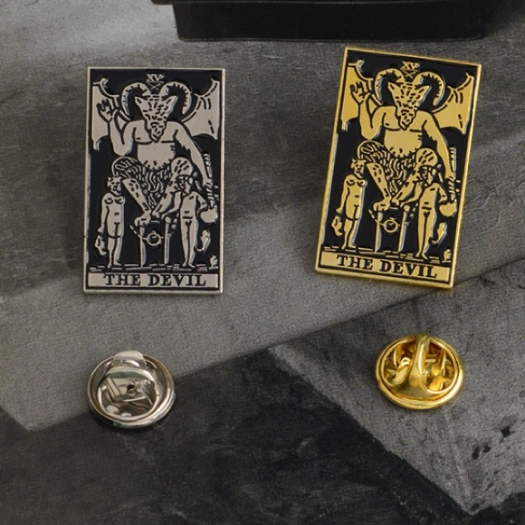 ariesmoon89 Accessories - Tarot Devil Card Pin